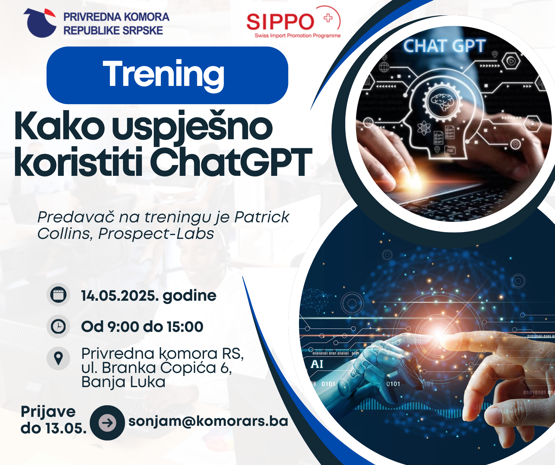 Trening „Kako uspješno koristiti ChatGPT“